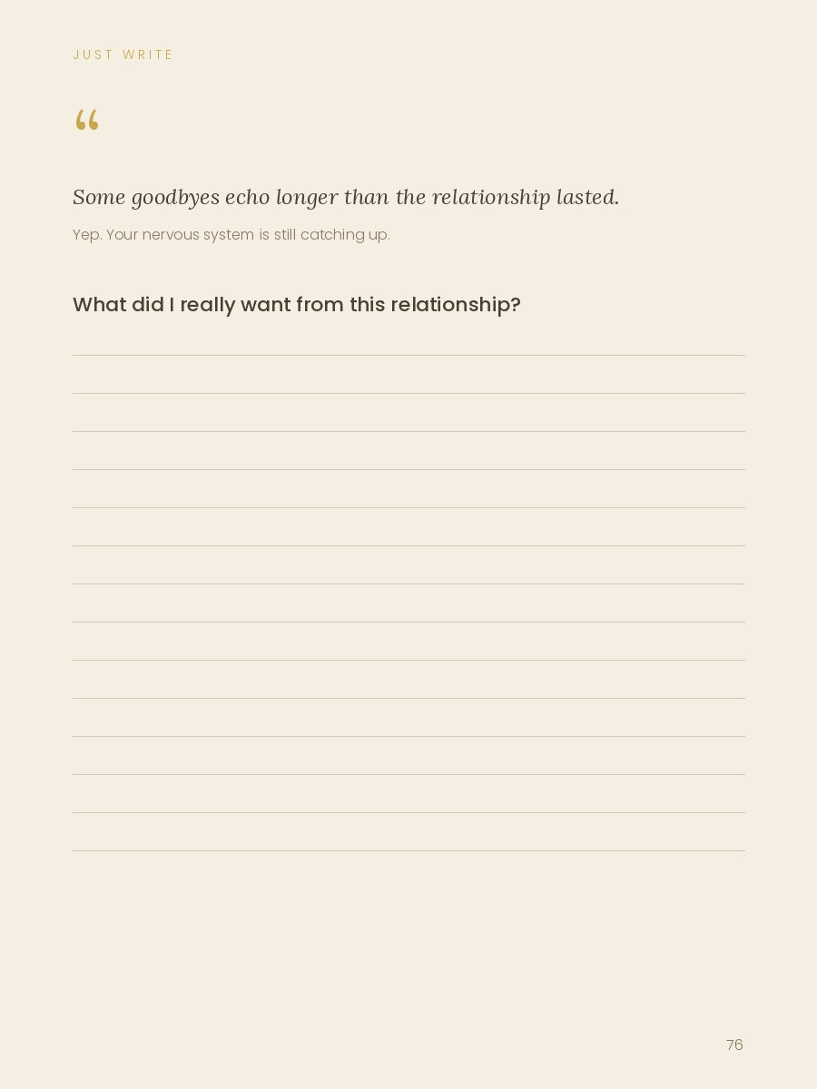 Just Write: A Guided Journal for Growth, Healing & Self-Discovery